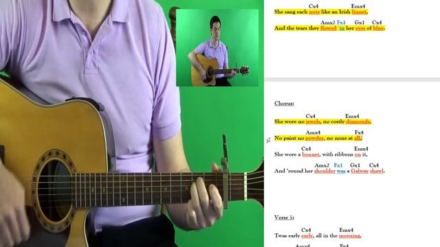 Trad Success - Guitar - Video 46 - The Galway Shawl. смотреть онлайн