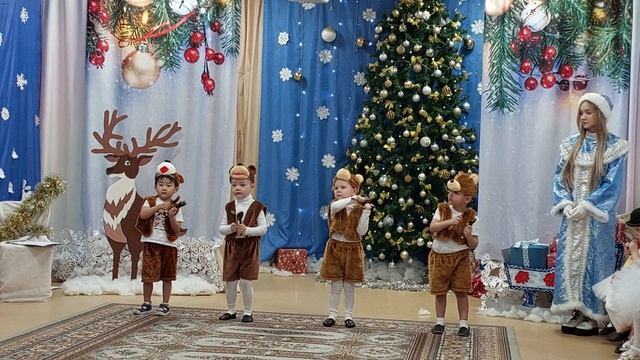 Новогодний утренник.
Младшая группа. смотреть онлайн