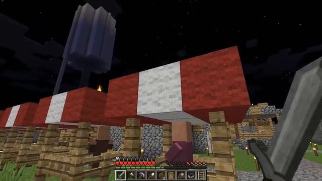 Выживание в Супер-плоском мире №18 (Рыночная площадь) смотреть онлайн