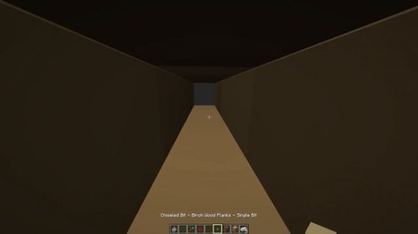 I used a TINY PLAYER Mod to hide in this Players Walls on Minecraft...