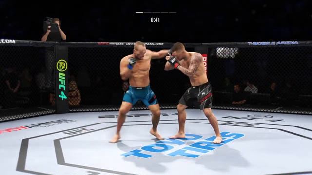 ДАСТИН ПОРЬЕ VS ЭДДИ АЛЬВАРЕЗ UFC 4 CPU VS CPU смотреть онлайн