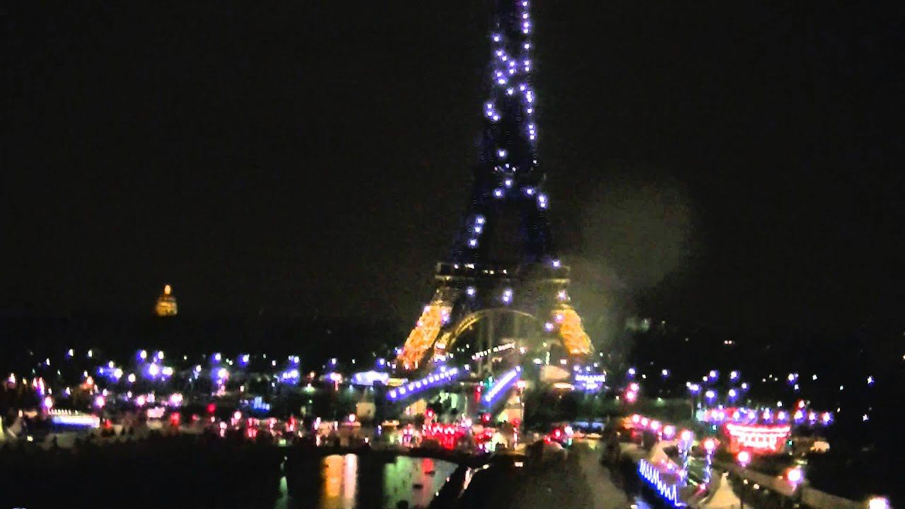 1 Января 2013 Реальный Париж. Новогодняя 2013 в Париже смотреть онлайн