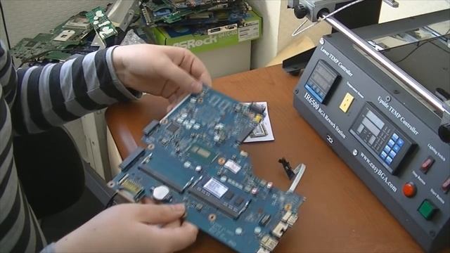 Материнка из Китая для ноута. смотреть онлайн