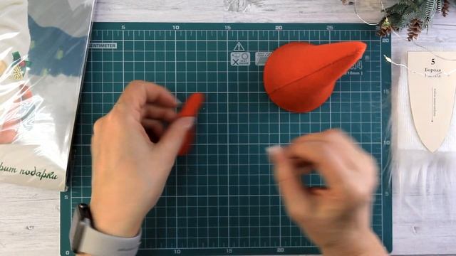 Шьем гнома из фетра смотреть онлайн