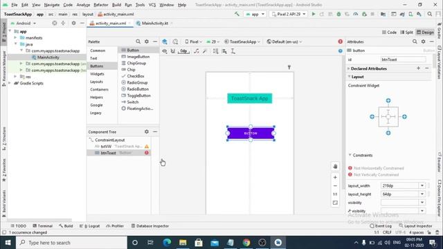 Snackbar And Toast Message In Android Studio | iffexguide смотреть онлайн