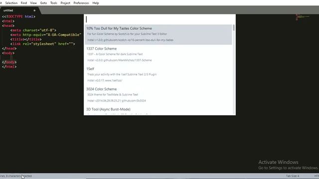 How to install packages in Sublime text editor смотреть онлайн