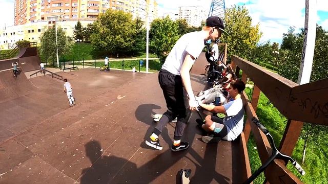 трюки на самокате/бмх скейтпарк @delay.skatepark г.Красногорск