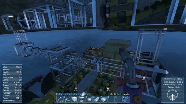 Let's Play [SEEM] Space Engineers S2:E12 Drill Arm part one смотреть онлайн