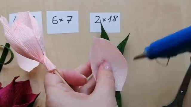 Тюльпаны из гофрированной бумаги смотреть онлайн