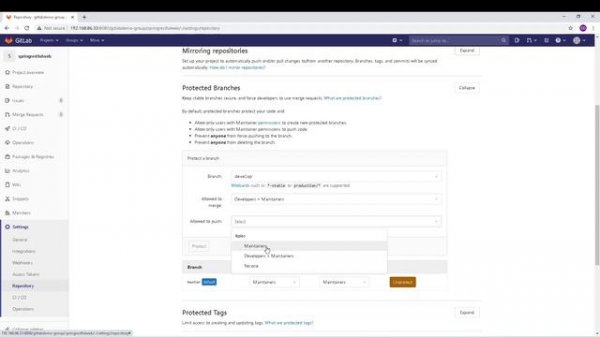 06 GitLab Repository Branches & Tags