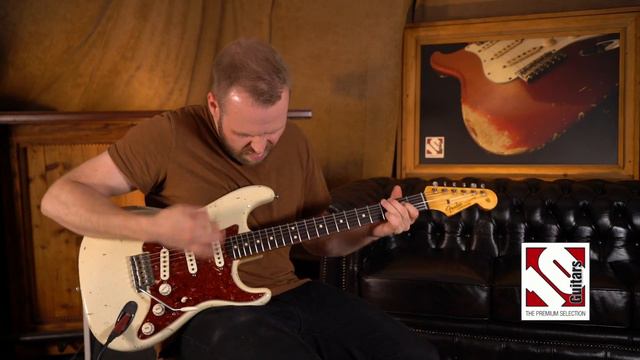 2015 Fender Stratocaster 63 Relic Masterbuilt John Cruz | Guitar Demo смотреть онлайн