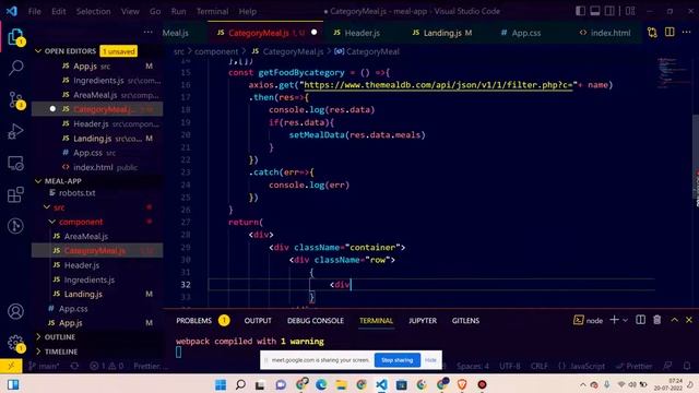 React.js: Food app project | part 4 смотреть онлайн