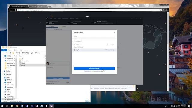 GitHub Desktop Quick Intro For Windows смотреть онлайн