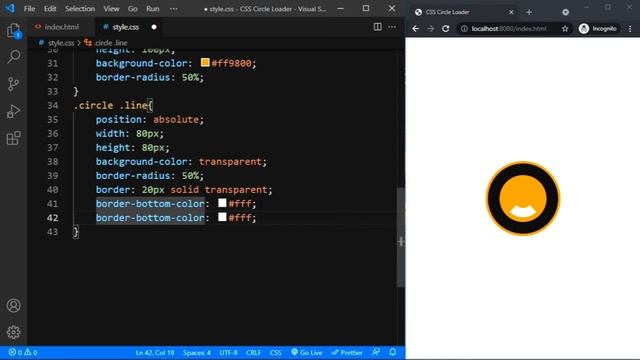 CSS Circle Loader | Web Workflow смотреть онлайн