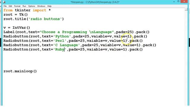Python GUI: Radio Button Example Using Python Tkinter Tutorial# 18 смотреть онлайн