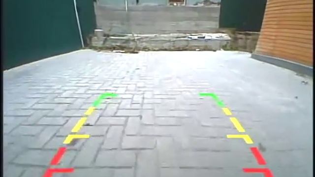 Работа камеры заднего вида AvtoGSM Parking C04
