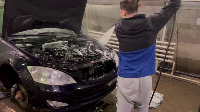 Детейлинг Mercedes-Benz W221. Люксовый вид для люксового авто. Весь процесс смотреть онлайн