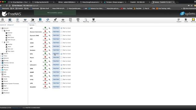 Set up Docker on FreeNAS 11.2 - Part 2 - FreeNAS/RancherOS Host Storage via NFS смотреть онлайн