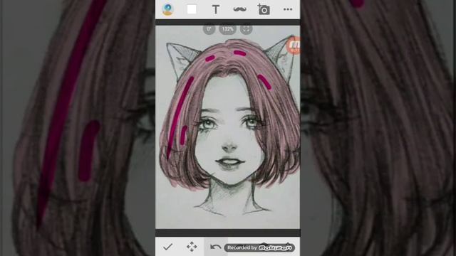 | Рисую аниме| Девушка-кошка| смотреть онлайн