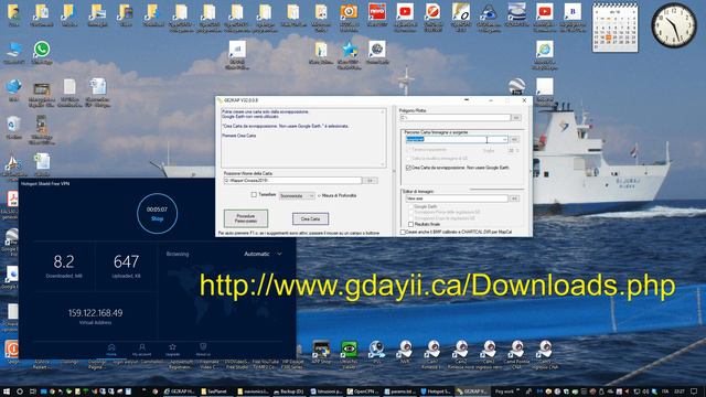 OpenCPN SAS Planet Ge2KAP смотреть онлайн
