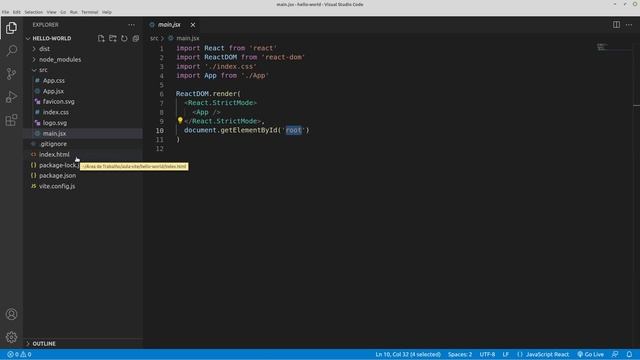 Vite+React - Primeiro Projeto - import e export смотреть онлайн