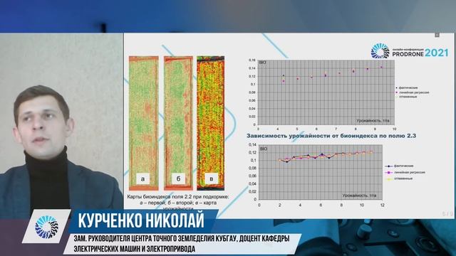 Н. Курченко, КубГАУ, Применение беспилотных летательных аппаратов в точном земледелии смотреть онлайн
