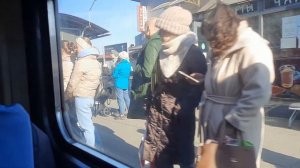 От Витебского вокзала СПб на Пушкин Информация о станциях следования поезда в субтитрах