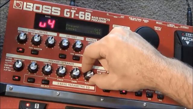 Boss GT-6B bass multi effects retrospective review смотреть онлайн