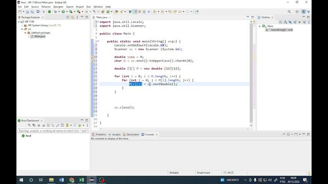 Área Direita (URI 1190) - Exercício Resolvido Java - Beecrowd смотреть онлайн