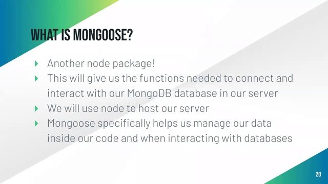 11/8/2021: Developer Bootcamp - MongoDB & Mongoose смотреть онлайн