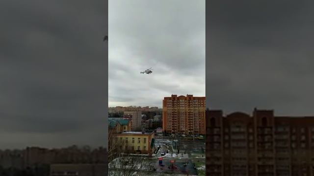Вертолет над школой Домодедово смотреть онлайн