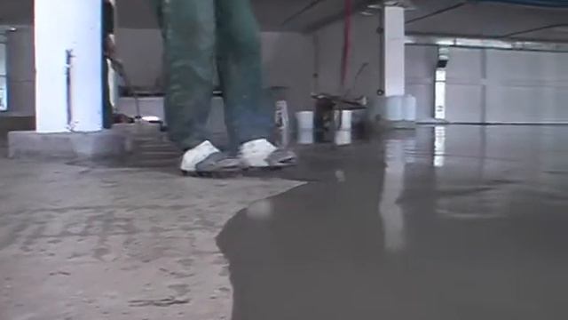 Наливной цементный пол М-500 смотреть онлайн