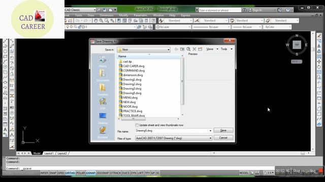 Autocad Drawing Save in Different Version || Saving Autocad File in Different Version смотреть онлайн
