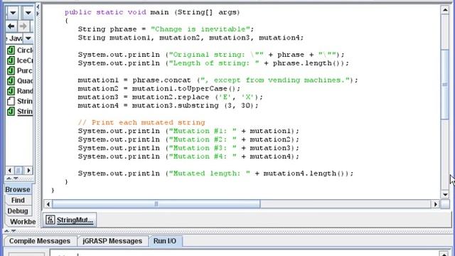 Java API & String Methods смотреть онлайн