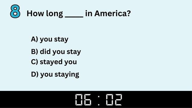 Present, Past, Future Tenses-Questions #1 PRE-INTERMEDIATE Test 1 Grammar English quiz|Time English смотреть онлайн