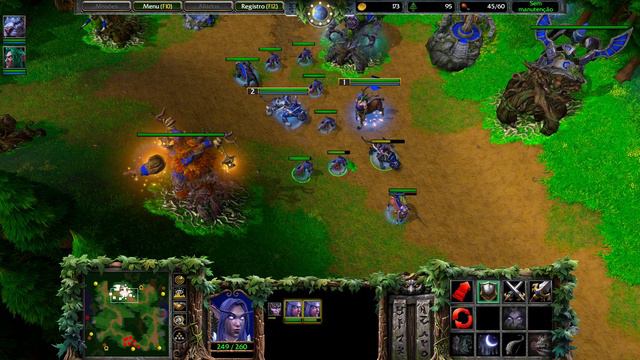 Warcraft III - Night Elves vs Orcs (Bot, loss) смотреть онлайн