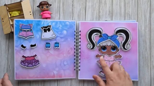 Книжка на липучках Переодевашки Лол смотреть онлайн