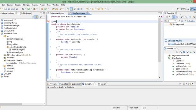 Connecting to Oracle Database using Hibernate Framework смотреть онлайн