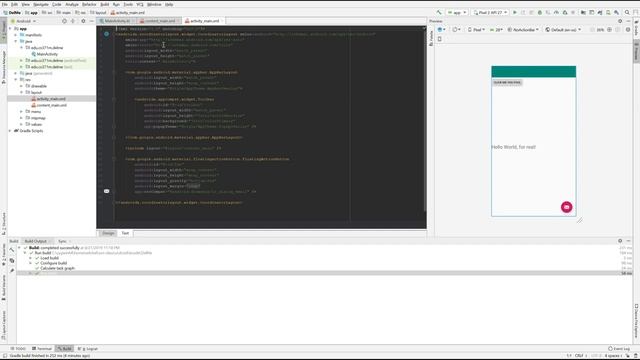 Android Development: Creating a simple app in Kotlin смотреть онлайн