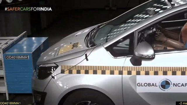 Mahindra marazzo Crash test With Two Airbags смотреть онлайн