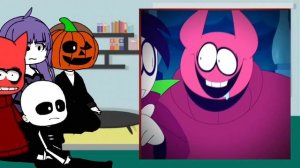 реакция жуткого месяца на тт ( гача лайф)