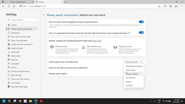 How to Make Google the Default Search Engine in Microsoft Edge смотреть онлайн