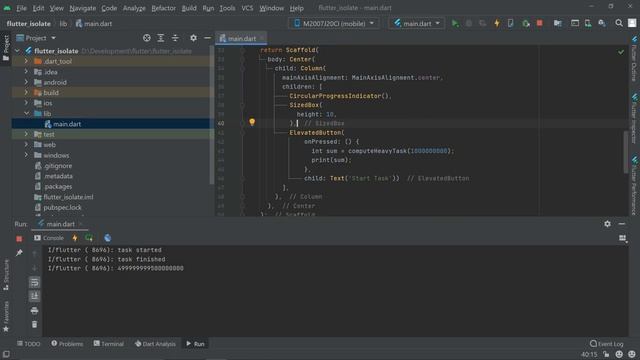 Flutter Isolate Tutorial | Compute Function смотреть онлайн