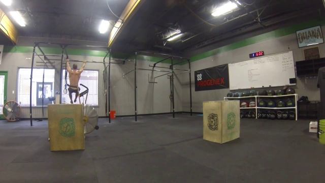 12min AMRAP @ Threshold (170-180 BPM): 90sec AD + 15 CTB смотреть онлайн