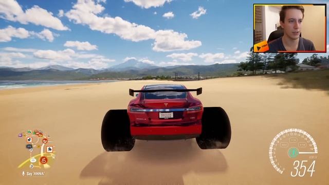 500 MILLION HP Tesla Dragster | Forza Horizon 3 Dev Mods | 5000km/h Speed Record смотреть онлайн