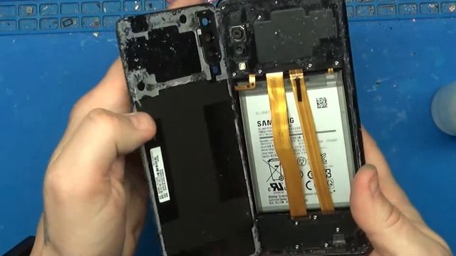Samsung A750 замена аккумулятора смотреть онлайн