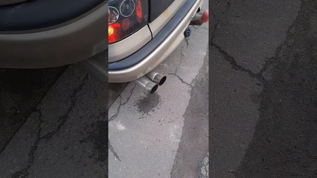 Opel astra GSI tuning exhaust смотреть онлайн