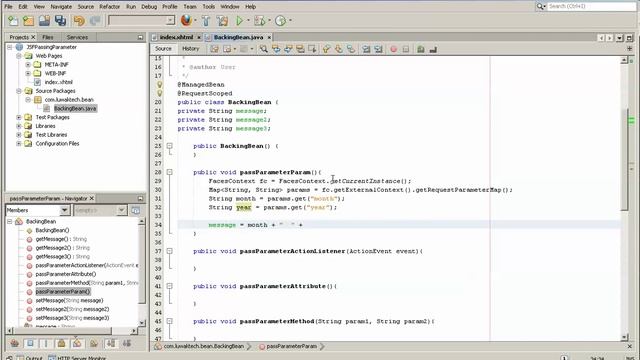 Tutorial Mudah Belajar JSF (JavaServer Faces) - #5 Pengiriman Parameter JSF смотреть онлайн