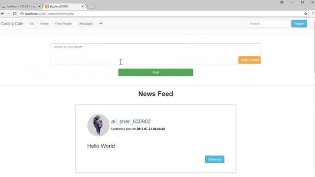 New Social Network in PHP & MySQLi - PHP Projects 25 Complete Comment & View Post Functionality смотреть онлайн