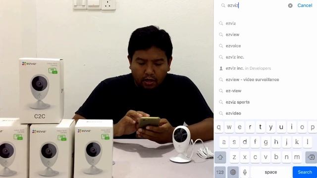 Setup Indoor CCTV EZVIZ C2C смотреть онлайн